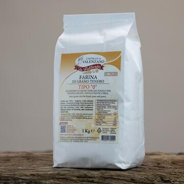 Farina Toscana 0 Castello di Valenzano 1 Kg