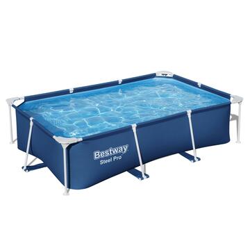 Piscina fuori terra rettangolare da giardino Steel Bestway 259x170x61